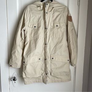 Fjallraven Beige Hooded Jacket